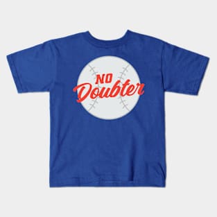 No Doubter Ball Logo Kids T-Shirt